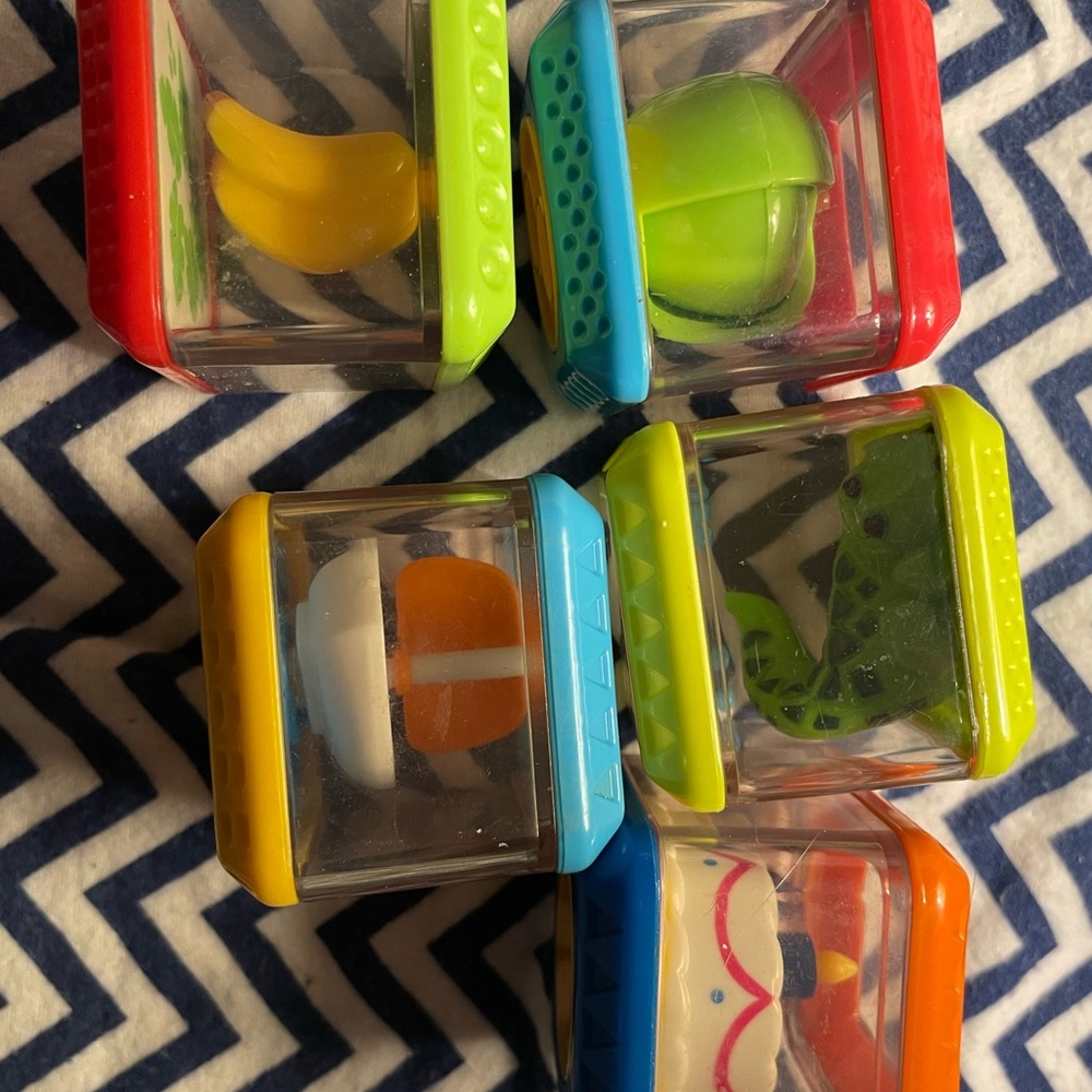 5 peek a boo sensory blocks